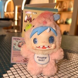 Pipifoo - Pop Mart Polar Monster Baby Plush Toy with Blue and Pink Accents